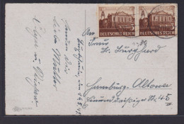 Deutsches Reich Brief Ansichtskarte MEF 764 Buxtehude N Hamburg Altona - Cartas & Documentos
