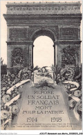 AJOP7-0771 - MONUMENT-AUX-MORTS - Ici Repose Un Soldat Français Mort Pour La Patrie - Monuments Aux Morts