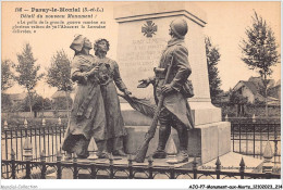 AJOP7-0755 - MONUMENT-AUX-MORTS - Paray-le-monial - Detail Du Nouveau Monument - Monuments Aux Morts