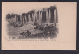 Ansichtskarte Künstlerkarte Paris Versailles Park Springbrunnen - Sonstige & Ohne Zuordnung