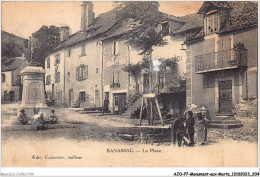 AJOP7-0750 - MONUMENT-AUX-MORTS - Banassac - La Place - Monumentos A Los Caídos