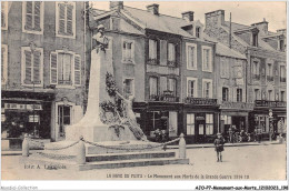 AJOP7-0747 - MONUMENT-AUX-MORTS - La Haye Du Puits - Le Monument Aux Morts De La Grande Guerre - War Memorials