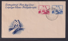 DDR Brief 282-283 Leipzig Messe Stempel Peterhof II Guter FDC Kat.-Wert 100,00 - Briefe U. Dokumente