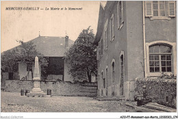 AJOP7-0735 - MONUMENT-AUX-MORTS - Mercury-gémilly - La Mairie Et Le Monument - Monuments Aux Morts