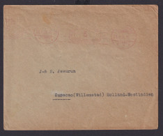 Deutsches Reich Brief AFS Absenderfreistempel Destination Augsburg Curacao - Lettres & Documents