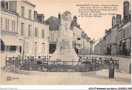 AJOP7-0652 - MONUMENT-AUX-MORTS - Beaugency - Place Du Martroi - Monument élevé à La Memoire - Kriegerdenkmal