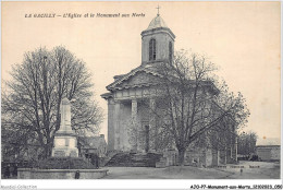 AJOP7-0673 - MONUMENT-AUX-MORTS - La Gacilly - L'église Et Le Monument Aux Morts - Monumentos A Los Caídos