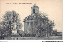 AJOP7-0673 - MONUMENT-AUX-MORTS - La Gacilly - L'église Et Le Monument Aux Morts - Oorlogsmonumenten