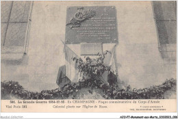 AJOP7-0651 - MONUMENT-AUX-MORTS - La Grande Guerre 1914-15-16 - En Champagne EGLISE HANS - Monumentos A Los Caídos