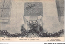 AJOP7-0651 - MONUMENT-AUX-MORTS - La Grande Guerre 1914-15-16 - En Champagne EGLISE HANS - Monuments Aux Morts