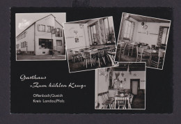 Ansichtskarte Offenbach Queich Kreis Landau Pfalz Gasthaus Zum Kühlen Krug - Altri & Non Classificati