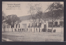 Ansichtskarte Srpski Miletić Gemeindehaus Schule Bildung Serbien Jugoslawien - Serbia