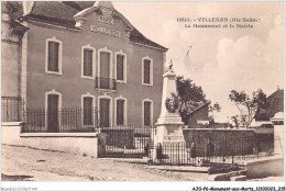 AJOP6-0615 - MONUMENT-AUX-MORTS - Vellexon - Le Monument Et La Mairie - Kriegerdenkmal