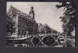 Ansichtskarte Leiden Rapenburg Gracht Brücke Niederlande - Autres & Non Classés