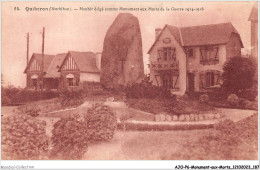 AJOP6-0602 - MONUMENT-AUX-MORTS - Quiberon - Menhir érigé Comme Monument Aux Morts  - Monumenti Ai Caduti