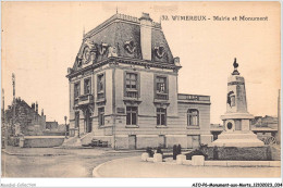 AJOP6-0526 - MONUMENT-AUX-MORTS - Vimereux - Mairie Et Monument - Monuments Aux Morts