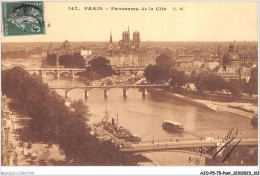 AJOP5-75-0507 - PARIS - PONT - Panorama De La Cité - Bruggen