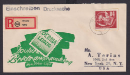 DDR R Brief EF 272 Aus Block 7 Debria Briefmarken Austellung - Cartas & Documentos