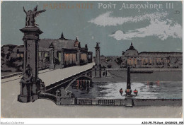 AJOP5-75-0504 - PARIS - PONT - Pont Alexandre III - Brücken