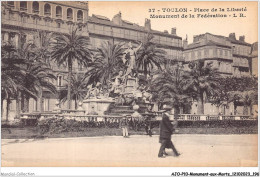 AJOP10-1121 - MONUMENT-AUX-MORTS - Toulon - Place De La Liberté - Monument De La Férédation - Kriegerdenkmal