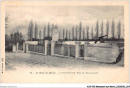 AJOP10-1105 - MONUMENT-AUX-MORTS - Le Tour De Marne - Champigny - Rue Du Monument - War Memorials