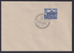 Briefmarken Deutsches Reich Brief Brandenburger Tor SST Hoppegarten Berlin - Storia Postale