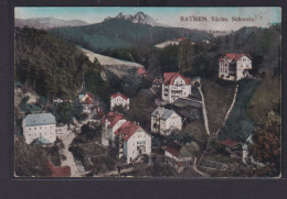 Ansichtskarte Künstlerkarte Rathen Sächsische Schweiz Sachsen Landschaft Berge - Other & Unclassified