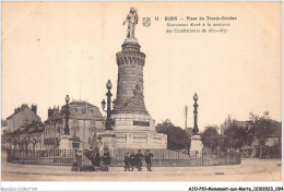 AJOP10-1070 - MONUMENT-AUX-MORTS - Dijon - Place Du Trente-octobre - Monument élevé A La Memoire  - War Memorials