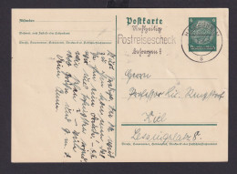 Deutsches Reich Drittes Reich Ganzsache Postsache SST Rechtzeitig Postreise - Brieven En Documenten