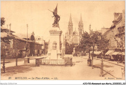AJOP10-1079 - MONUMENT-AUX-MORTS - Moulins - La Place D'allier - Monuments Aux Morts