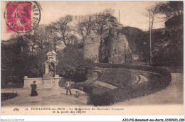 AJOP10-1025 - MONUMENT-AUX-MORTS - Boulogne-sur-mer - Le Monument Du Souvenir Francais - War Memorials