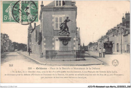 AJOP9-1022 - MONUMENT-AUX-MORTS - Orléans - Place De La Bascule Et Monument De La Défense - Kriegerdenkmal