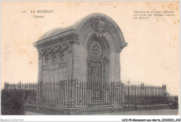 AJOP9-1009 - MONUMENT-AUX-MORTS - Le Bourget - Caveau - Monument Ou Sont Déposés Les Restes Des Soldats  - Monumentos A Los Caídos