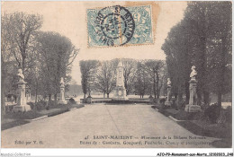 AJOP9-1012 - MONUMENT-AUX-MORTS - Saint-maixent - Monument De La Défense Nationale - Kriegerdenkmal