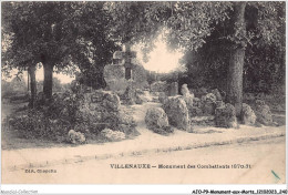 AJOP9-1008 - MONUMENT-AUX-MORTS - Villenauxe - Monument Des Combattants 1870-71 - Monumentos A Los Caídos
