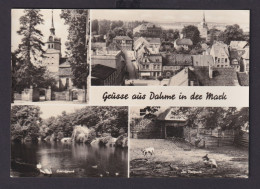 Ansichtskarte Dame Mark Brandenburg Ansichten Nach Bischheim Sachsen 02.07.1974 - Andere & Zonder Classificatie