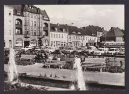 Ansichtskarte Brandenburg Havel Neustadter Markt Springbrunnen Oldtimer Nach - Other & Unclassified