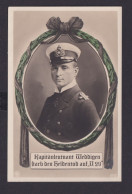 Ansichtskarte Kapitänleutnant Weddigen U-Boot Komandant 1. Weltkrieg - Weltkrieg 1914-18