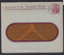 Briefmarken Deutsches Reich Brief Privatganzsache Colsman & Co Werdohl Westfalen - Sonstige & Ohne Zuordnung