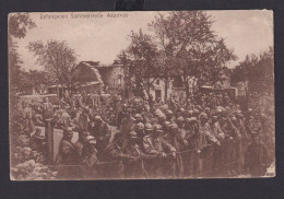 Ansichtskarte Azannes Frankreich Gefangenen Sammelstelle 1. Weltkrieg Feldpost - Other & Unclassified