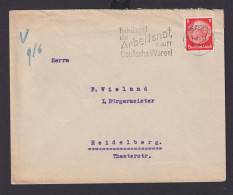 Deutsches Reich Drittes Reich Briefe SST Bekämpft Die Arbeitsnot Kauft Deutsche - Lettres & Documents