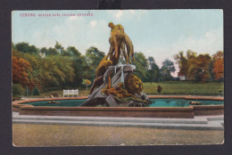 Ansichtskarte Coburg Bayern Herzog Carl Eduard Brunnen Nach Fürth Bayern - Altri & Non Classificati