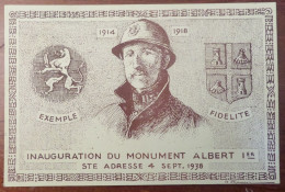 France Carte Postale Commémorative Roi De Belgique Albert 1er. TB - Cartas & Documentos