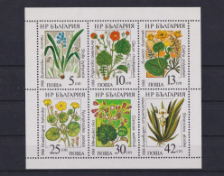 Bulgarien Kleinbogen Wasserpflanzen 3628-2633 Luxus Postfrisch MNH 1988 - Storia Postale