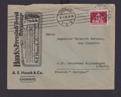 Deutsches Reich Drittes Reich Briefe Reklameeindruck Fa. Hauck Hauks Pressluft - Lettres & Documents