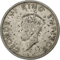République D'Inde, 1/2 Rupee, 1947, Mumbai, Cupro-nickel, TTB+, KM:Pn5 - India
