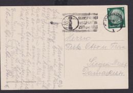 Deutsches Reich Drittes Reich Ansichtskarte SST Fernsprecher Spart Zeit Und Gald - Storia Postale