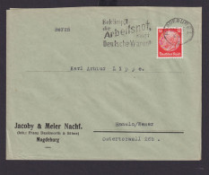 Deutsches Reich Drittes Reich Briefe SST Bekämpft Arbeitsnot Kauft Deutsche - Storia Postale