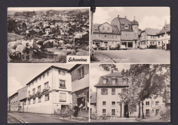 Ansichtskarte Schweina Thüringen Schloss Altenstein Cafe Frieden N. Plessa - Sonstige & Ohne Zuordnung