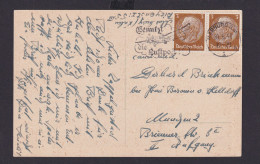 Deutsches Reich Drittes Reich Ansichtskarte SST Benutzt D.Luftpost AK Grußkarte - Storia Postale